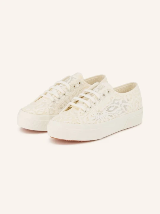 Zdjęcie produktu Superga Sneakersy Pizzo Z Koronki weiss KREMOWY