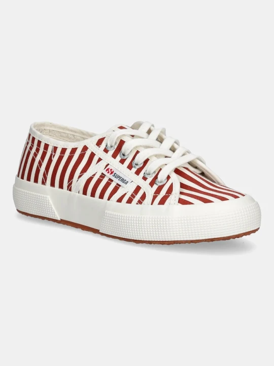 Zdjęcie produktu Superga tenisówki STRIPES PRINT czerwony