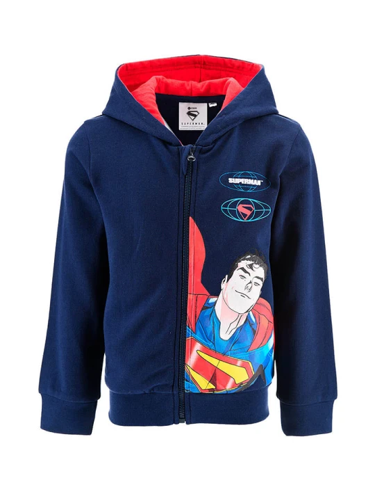 Zdjęcie produktu Superman Bluza "Superman" w kolorze granatowym rozmiar: 104