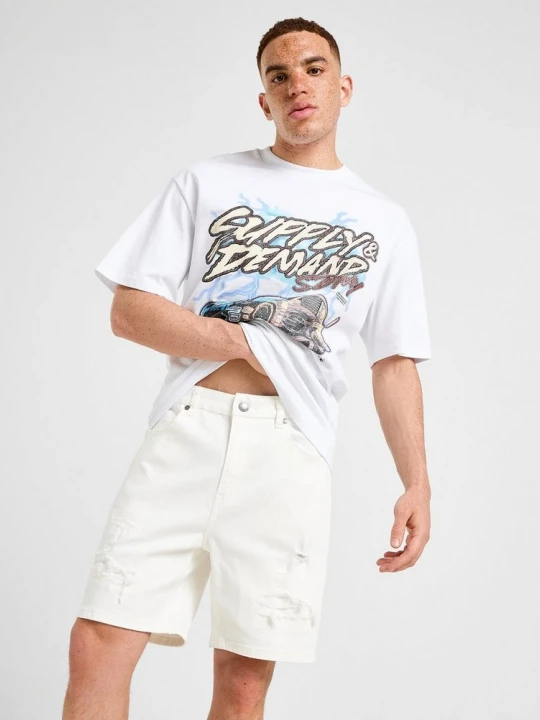 Zdjęcie produktu Supply&demand Szorty Denim Milea Supply & Demand beżowy