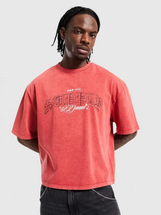Zdjęcie produktu Supply&demand T-Shirt Gamer Supply & Demand czerwony
