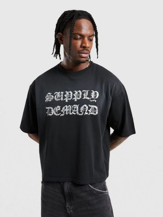 Zdjęcie produktu Supply&demand T-Shirt Glitter Supply & Demand czarny