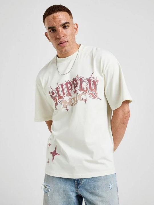 Zdjęcie produktu Supply&demand T-Shirt Mega Supply & Demand beżowy
