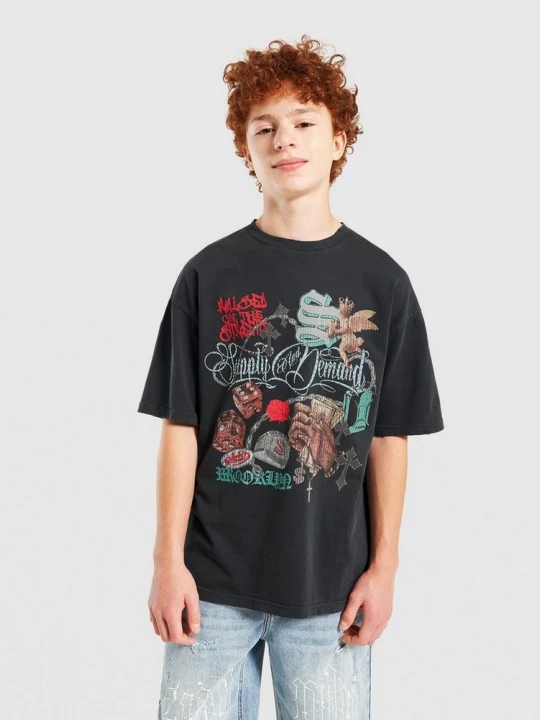 Zdjęcie produktu Supply&demand T-Shirt Motley Supply & Demand czarny