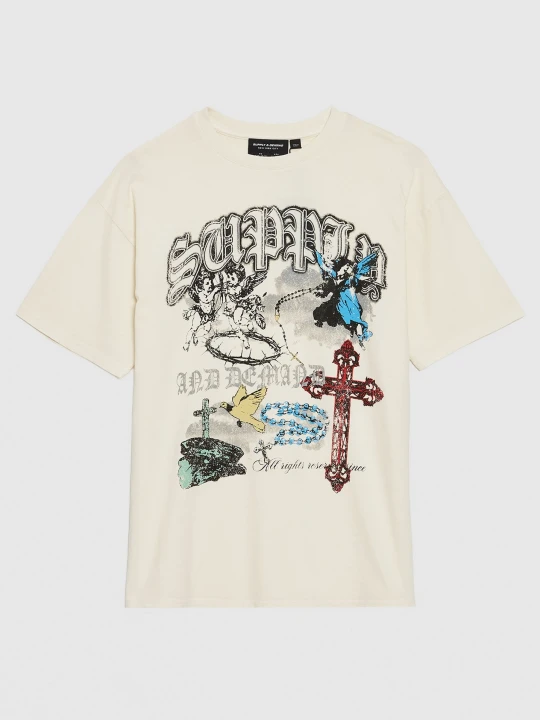 Zdjęcie produktu Supply & Demand T Shirt Retrospect biały