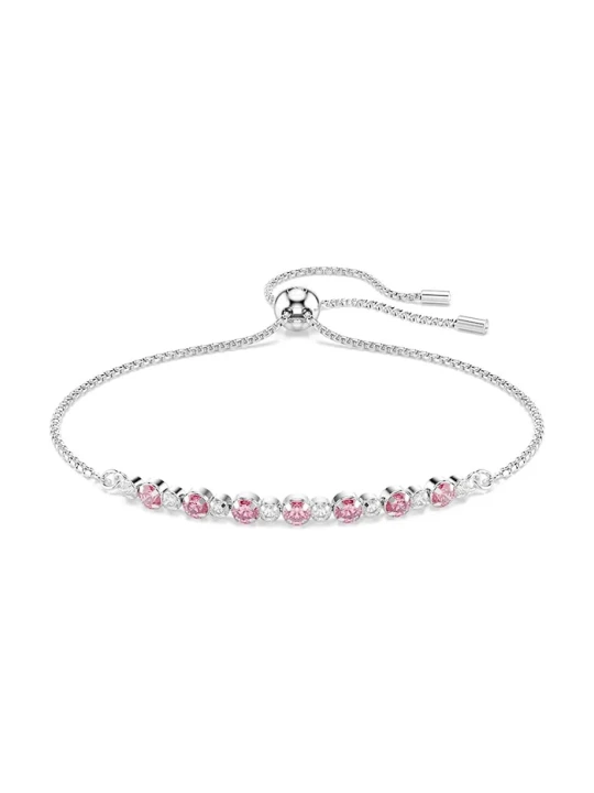Zdjęcie produktu Swarovski bransoletka damska metalowa z cyrkonią MATRIX różowy
