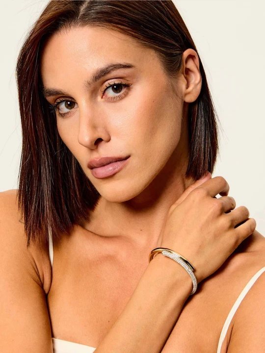 Zdjęcie produktu Swarovski Bransoletka DEXTERA CRY/GOS L złoty