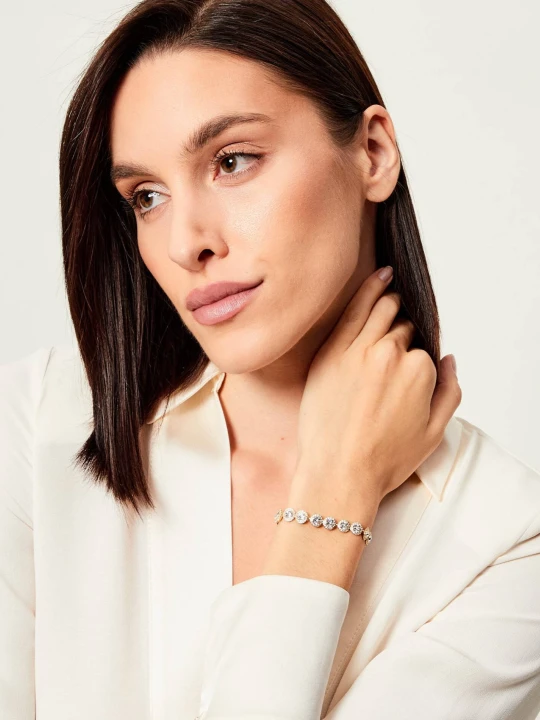 Zdjęcie produktu Swarovski Bransoletka Una Angelic złoty