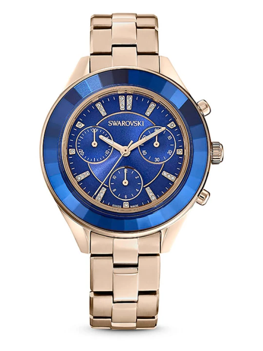 Zdjęcie produktu Swarovski Chronograf w kolorze złoto-niebieskim rozmiar: onesize