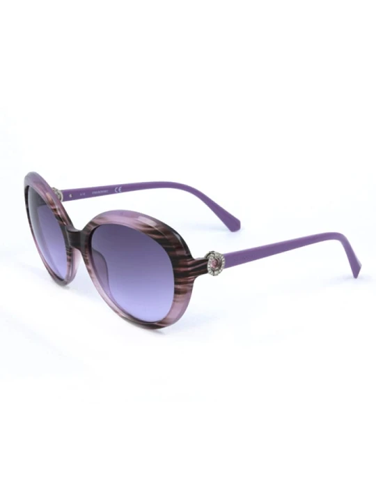 Zdjęcie produktu Swarovski Damskie okulary przeciwsłoneczne w kolorze fioletowym rozmiar: 58