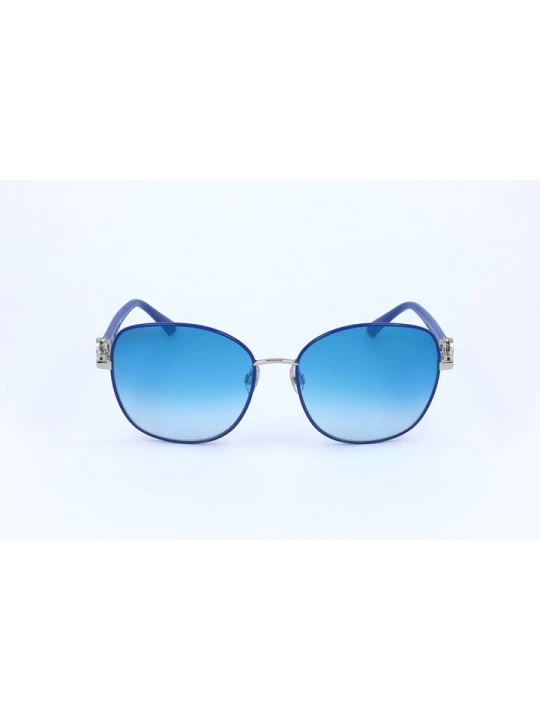 Zdjęcie produktu Swarovski Damskie okulary przeciwsłoneczne w kolorze srebrno-niebieskim rozmiar: 58