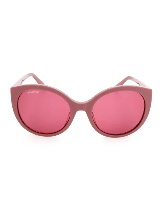 Zdjęcie produktu Swarovski Damskie okulary przeciwsłoneczne w kolorze szaroróżowo-różowym rozmiar: 57