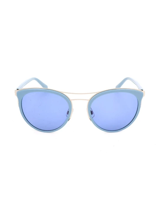 Zdjęcie produktu Swarovski Damskie okulary przeciwsłoneczne w kolorze złoto-błękitnym rozmiar: 54