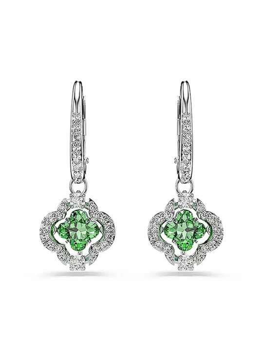 Zdjęcie produktu Swarovski kolczyki damskie metalowe z cyrkonią UNA srebrny
