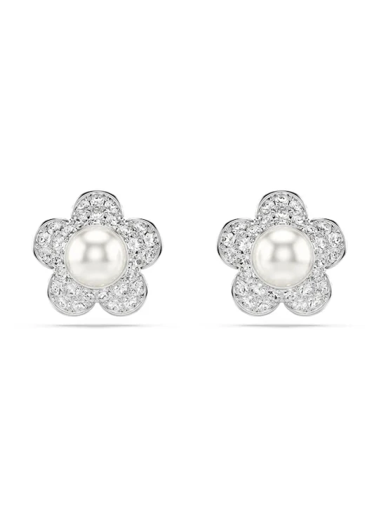 Zdjęcie produktu Swarovski kolczyki damskie metalowe z kryształem Swarovski Ariana Grande x Swarovski srebrny