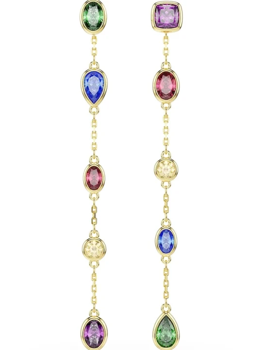 Zdjęcie produktu Swarovski kolczyki damskie pozłacane z cyrkonią IMBER