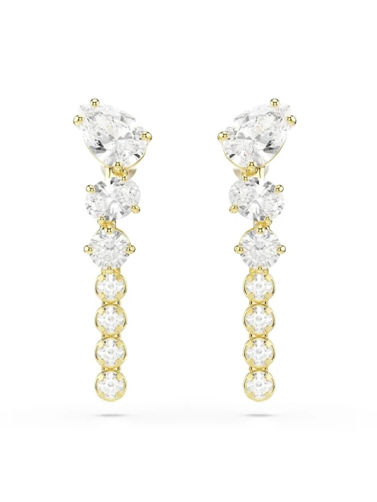 Zdjęcie produktu Swarovski kolczyki damskie pozłacane z cyrkonią MESMERA złoty
