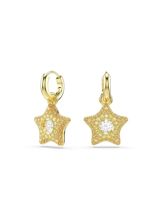Zdjęcie produktu Swarovski kolczyki damskie pozłacane z cyrkonią SUBLIMA złoty