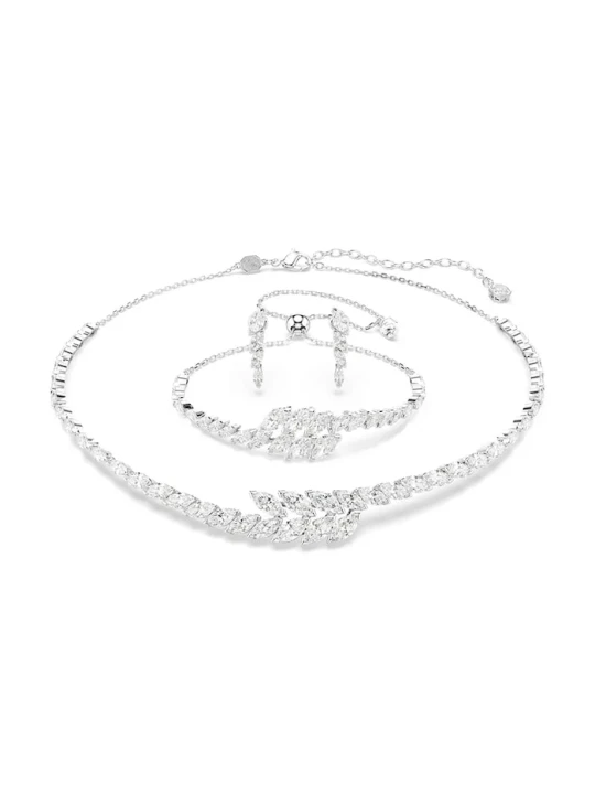 Zdjęcie produktu Swarovski komplet biżuterii damski z cyrkonią MESMERA 3-pack srebrny