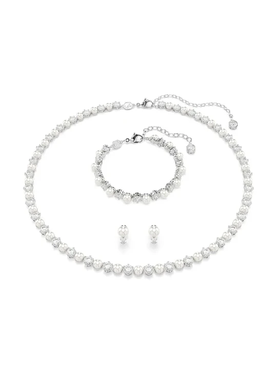Zdjęcie produktu Swarovski komplet MATRIX srebrny