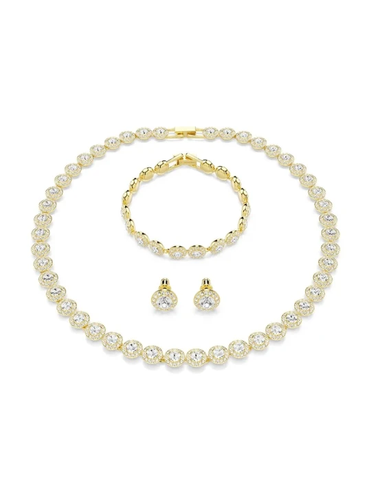 Zdjęcie produktu Swarovski komplet UNA złoty