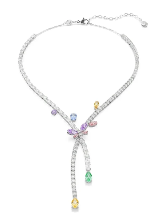 Zdjęcie produktu Swarovski naszyjnik damski metalowy z cyrkonią Ariana Grande x srebrny