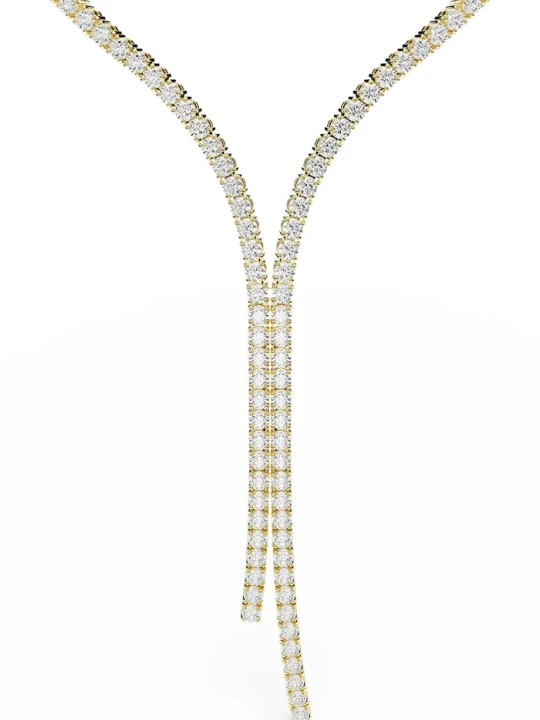 Zdjęcie produktu Swarovski naszyjnik damski pozłacany z cyrkonią MATRIX złoty