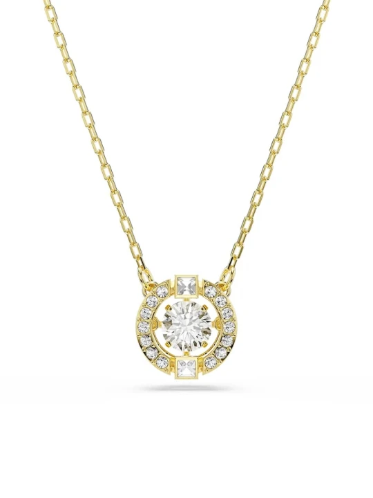 Zdjęcie produktu Swarovski naszyjnik damski pozłacany z cyrkonią UNA złoty