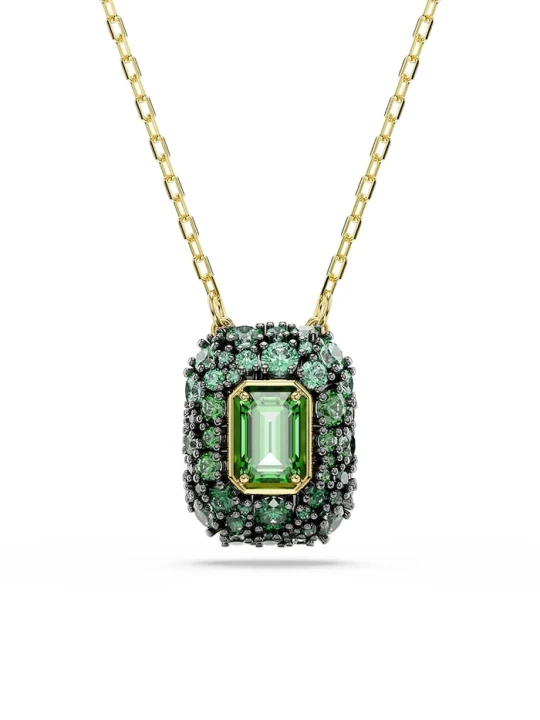 Zdjęcie produktu Swarovski naszyjnik dziecięcy pozłacany z cyrkonią SUBLIMA zielony