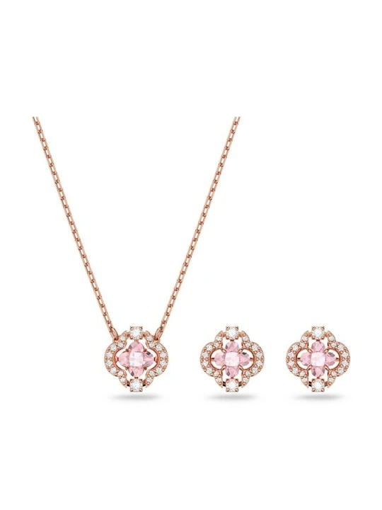 Zdjęcie produktu Swarovski naszyjnik i kolczyki SPARKLING złoty