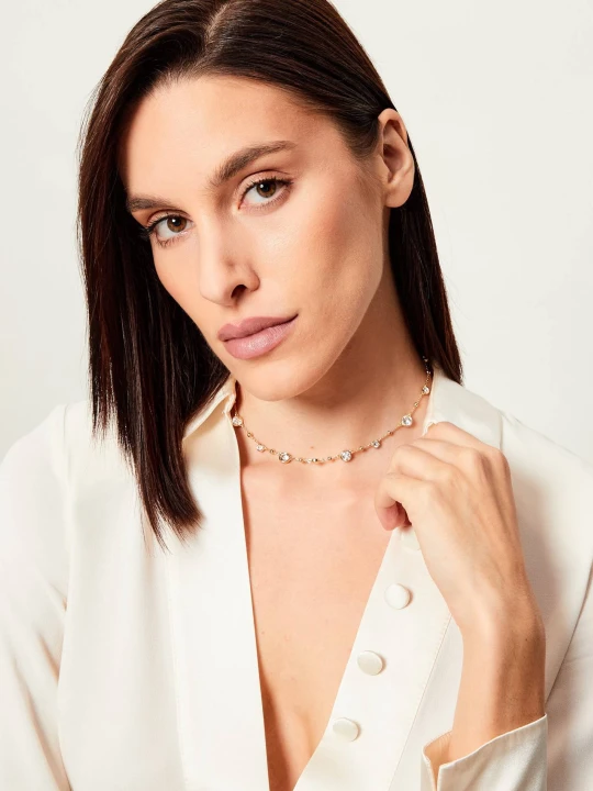 Zdjęcie produktu Swarovski Naszyjnik IMBER złoty