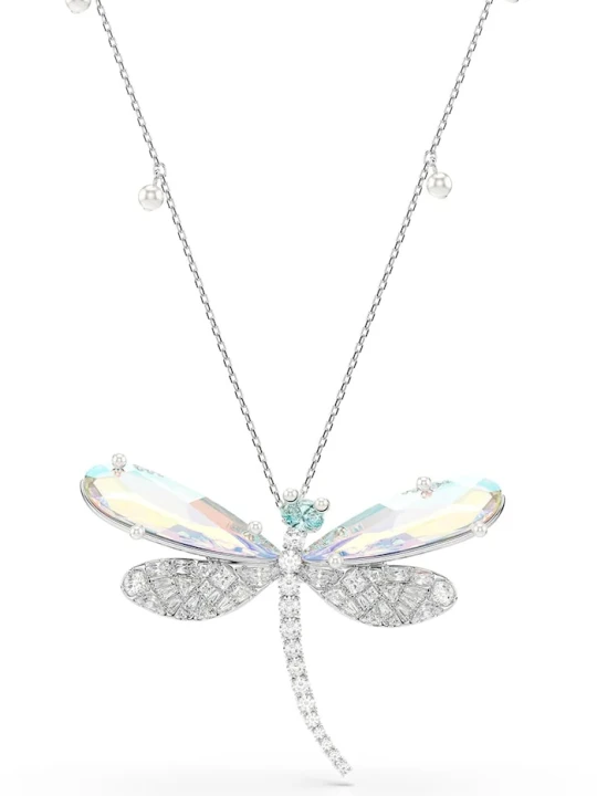 Zdjęcie produktu Swarovski naszyjnik z zawieszką damski metalowy z kryształem Swarovski Ariana Grande x Swarovski srebrny