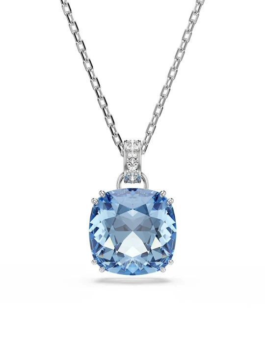 Zdjęcie produktu Swarovski naszyjnik z zawieszką damski metalowy z kryształem Swarovski MILLENIA niebieski