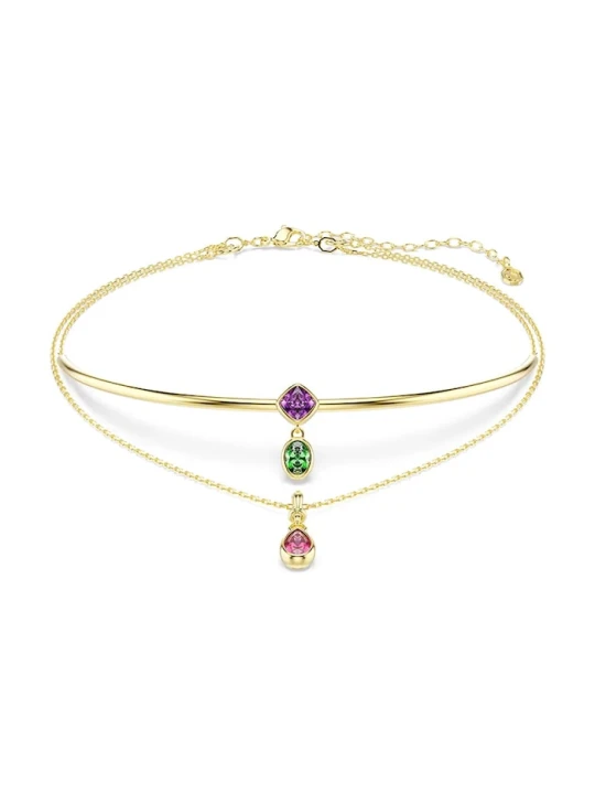 Zdjęcie produktu Swarovski naszyjnik z zawieszką damski pozłacany z cyrkonią IMBER złoty