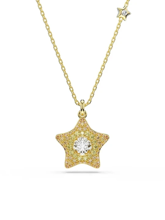 Zdjęcie produktu Swarovski naszyjnik z zawieszką damski pozłacany z cyrkonią SUBLIMA złoty