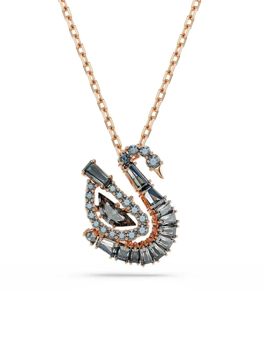 Zdjęcie produktu Swarovski naszyjnik z zawieszką damski pozłacany z cyrkonią złoty