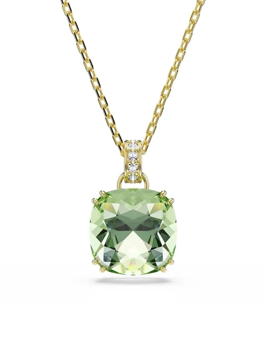 Zdjęcie produktu Swarovski naszyjnik z zawieszką damski pozłacany z kryształem Swarovski MILLENIA zielony