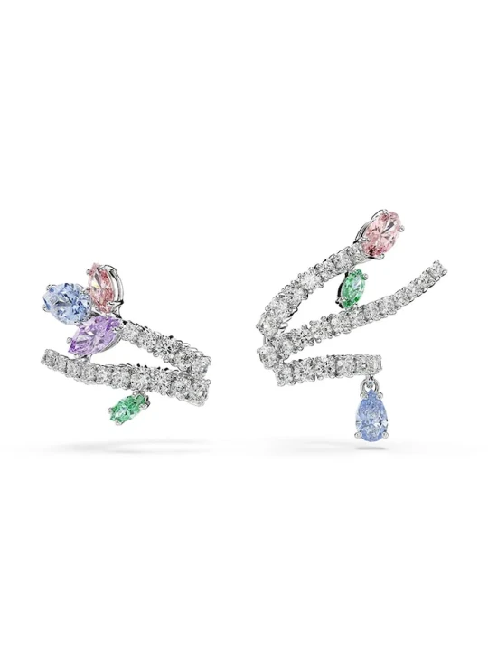 Zdjęcie produktu Swarovski nausznica damska metalowa cyrkoniowa Ariana Grande x Swarovski srebrny