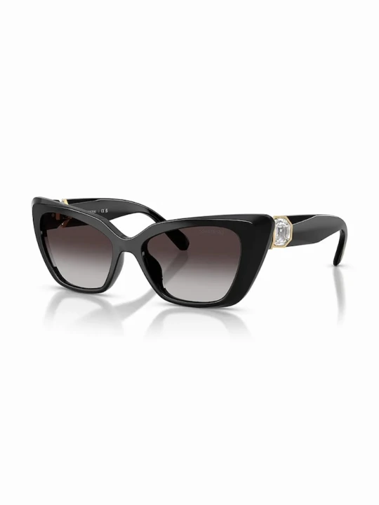 Zdjęcie produktu Swarovski okulary przeciwsłoneczne kocie oczy damskie MILLENIA czarny