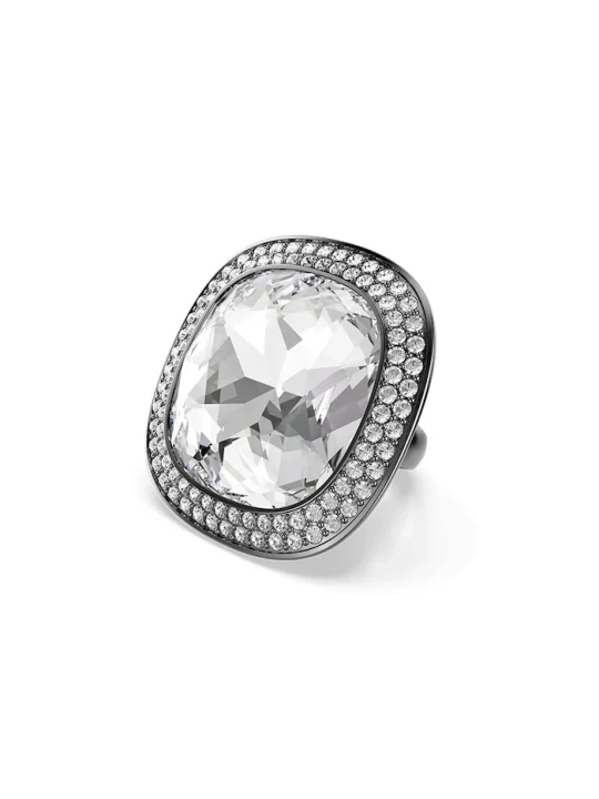 Zdjęcie produktu Swarovski pierścionek damski z kryształem UNA srebrny