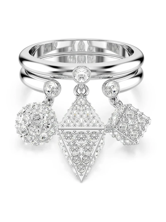 Zdjęcie produktu Swarovski pierścionek DEXTERA 2-pack srebrny