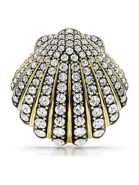 Zdjęcie produktu Swarovski Pozłacana broszka z kryształami rozmiar: onesize złoty