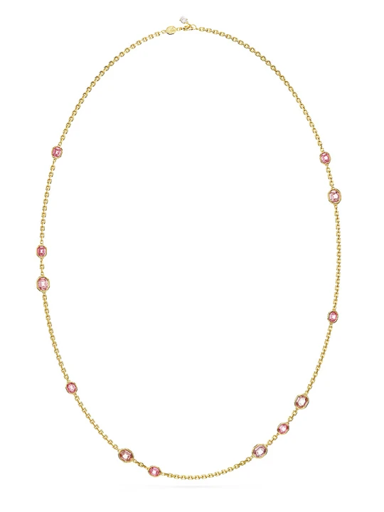 Zdjęcie produktu Swarovski Pozłacany naszyjnik z elementami ozdobnymi - dł. 100 cm rozmiar: onesize