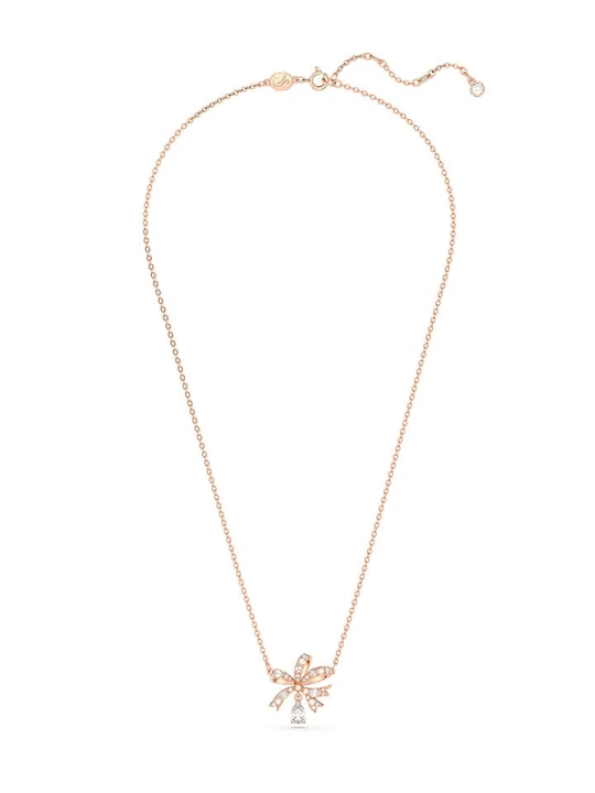 Zdjęcie produktu Swarovski Pozłacany naszyjnik z elementem ozdobnym - dł. 38 cm rozmiar: onesize złoty