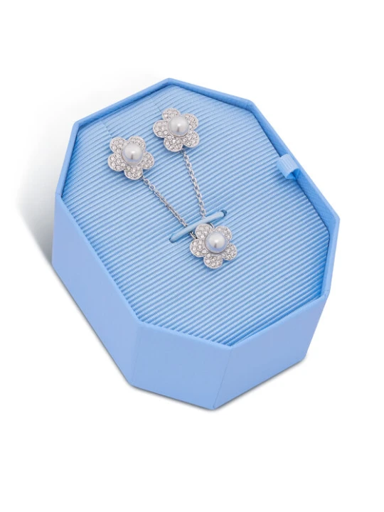 Zdjęcie produktu Swarovski Zestaw naszyjnik i kolczyki 5749180 Srebrny