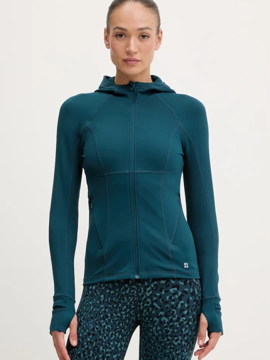 Zdjęcie produktu Sweaty Betty bluza treningowa damska Pro Run turkusowy