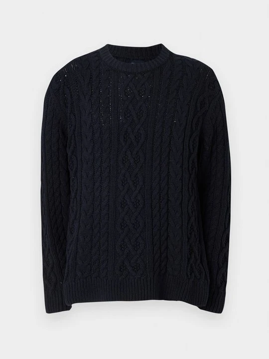 Zdjęcie produktu Sweter Abercrombie & Fitch granatowy