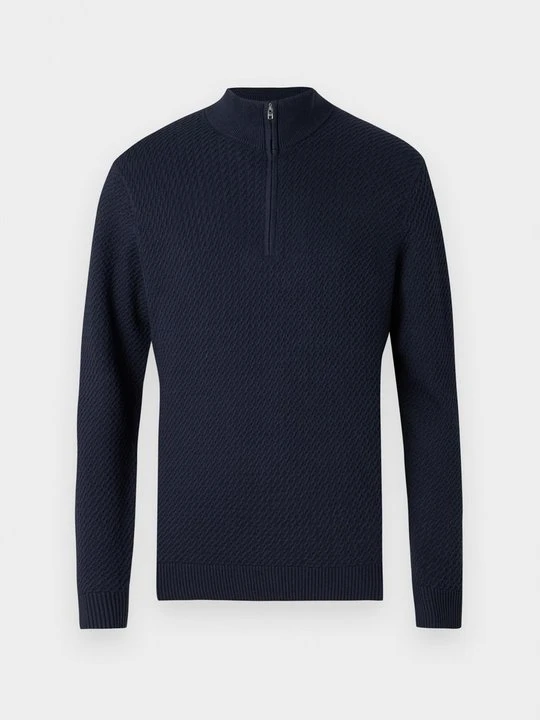 Zdjęcie produktu Sweter Abercrombie & Fitch granatowy
