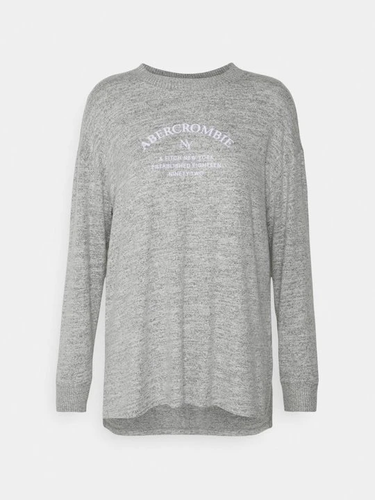 Zdjęcie produktu Sweter Abercrombie & Fitch jasnoszary