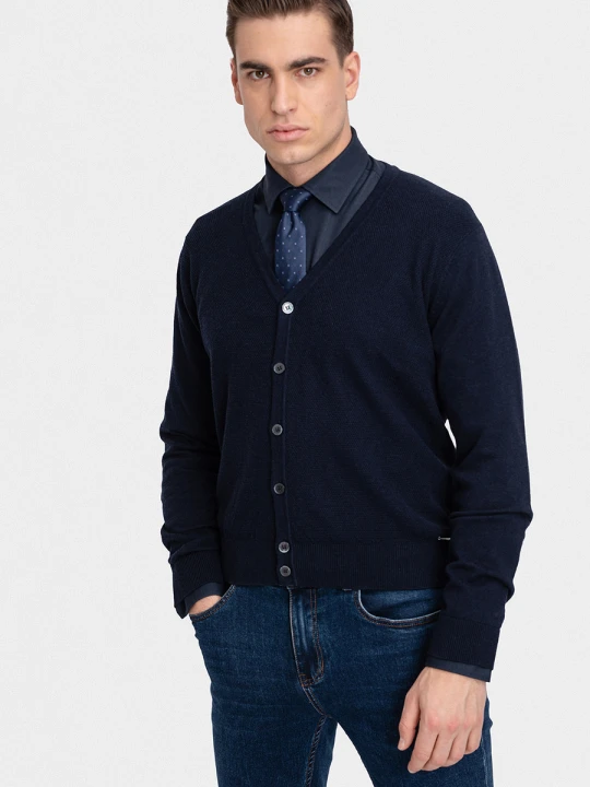 Zdjęcie produktu Sweter ADAMO 01052A75CRA Giacomo Conti granatowy